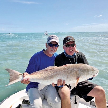 Big red for Dave fishing with Capt. Glyn Austin of Going Coastal Charters.