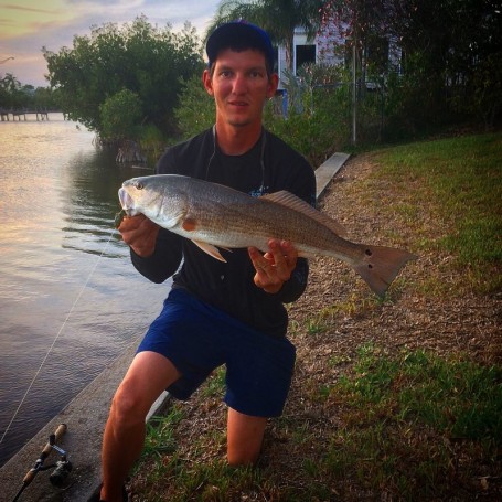 Will Taylor snagged this beautiful redfish in the Banana River