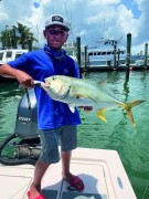Jackson enjoyed his jack crevalle fight on  an outing out of Port Canaveral.