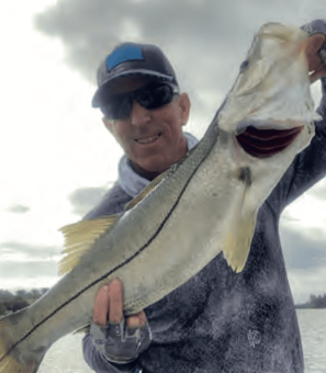 John Lorton with an oversize Snook from IRL Vero area, NICE ONE!