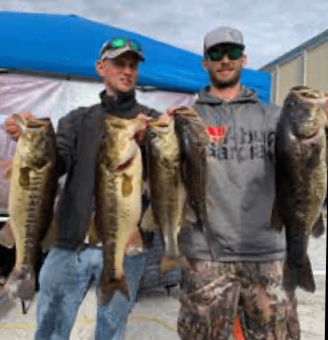 Keith and Thomas winners of the Bass Division with over 20 plus pounds and 1st repeat winners! Hook’d On Lake Monroe
