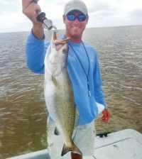 Capt. Brett Stansel, Lake Calctsieu Speckled Trout