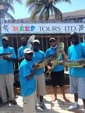A boat load of mahi!
