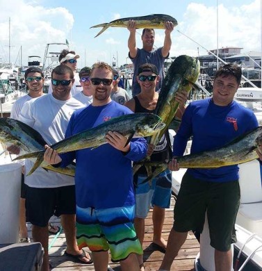Mahi bonanza in Nassau, Bahamas