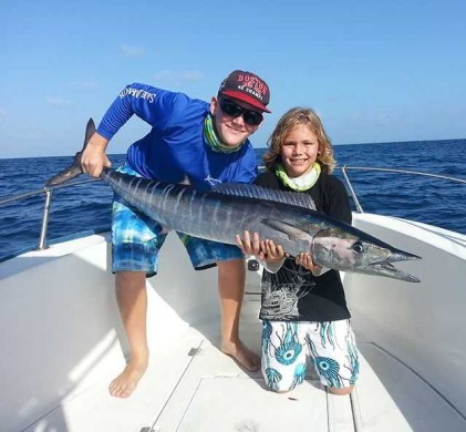Wahoo hooked off of St. Lucie Inlet