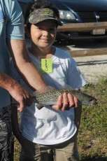 Junior Angler with a trout