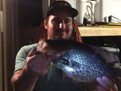 Matt Braun Black Crappie, 2.5 lbs, Banana Lake