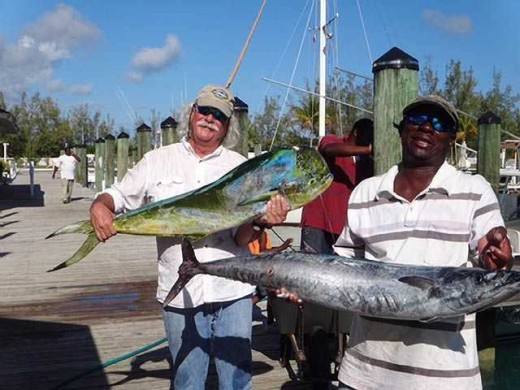 Fishin' "The Bridge" in southern Eleuthera