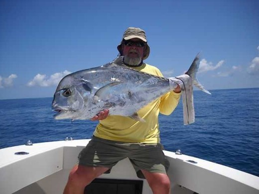 African pompano caught out of Fort Pierce Inlet