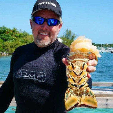 What's for dinner? An Abaco crawfish!