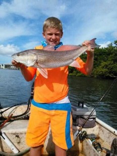 A 5.13-pound redfish