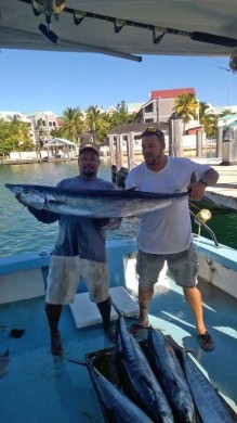 Wahoo action off of Grand Bahama