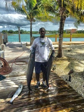 Wahoo bite hot in Grand Bahama