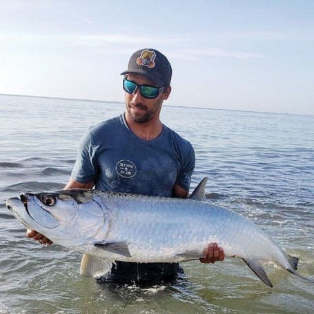 Ryan Caravello with a nice Melbourne Beach tarpon