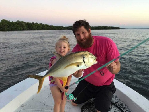 Her first fish!