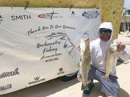 Second place winner David Young. Photo credit: Backcountry Fishing Association.