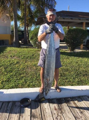 A 50-pound wahoo
