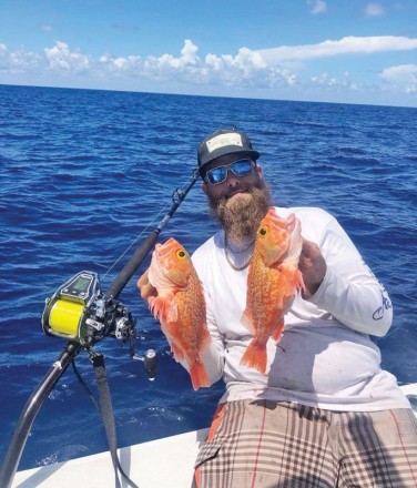 Big Mike Inman found some blackbelly rosefish off Deerfield Beach