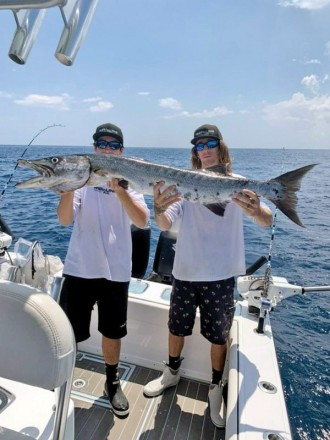 This slob of a barracuda crashed team Reel Line’s party during a recent tournament.