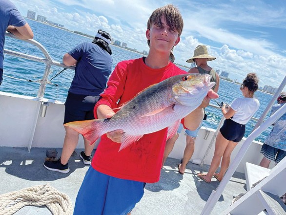 Mutton snapper caught with Fishing Headquarters
