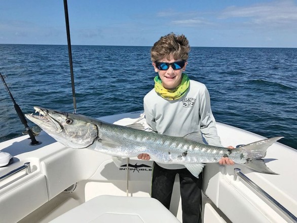 Zane Green showed this big barracuda who’s the boss!