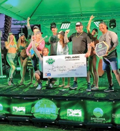 Team Bombchelle had a big day at the Pelagic Shamrock Shootout winning biggest kingfish and overall 1st place!