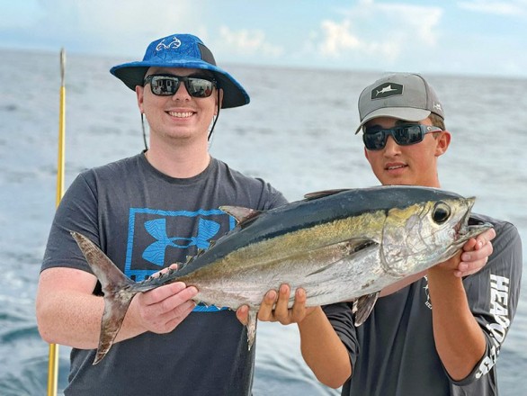 Solid blackfin tuna caught with New Lattitude Sportfishing