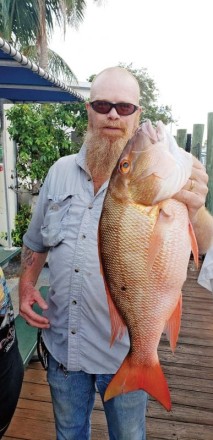 Johnny with a nice mutton snapper