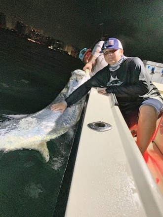 Reed celebrated his 13th birthday with a monster tarpon!
