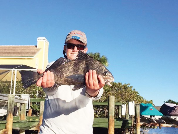 Kurt Boyken and an Indian River Black Drum!!