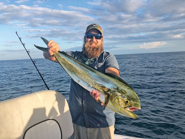 Dr. Travis Hunsucker caught this mahi off Sebastian Inlet.