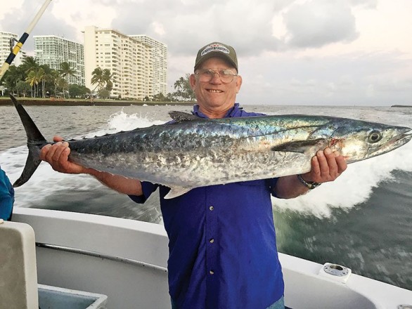 Les with a Smoker Kingfish