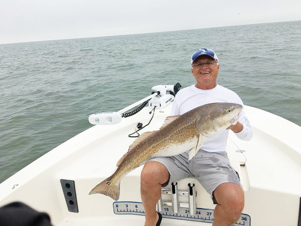 Congratulations to FSFA newest Master Angler Chris Pashos with his 45" 28.15# Redfish on 4# test using a bucktail off port Canaveral.