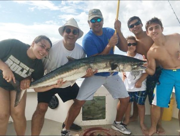 42.5 pound. King mackerel caught of cape canaveral. Sergio Espinoza!