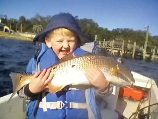 Andrew Shingler with a nice slot redfish