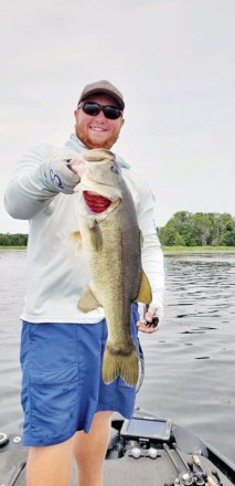 CJ Lockamy with a fine Seminole bass during Bass Class with Capt. C-note