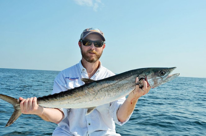 Coastal Angler Magazine’s Nick Carter with a nice king