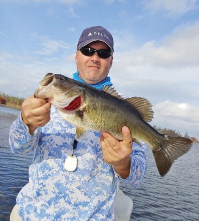 Deerpoint Lake resident Chris Sabo caught this bass on his home lake.