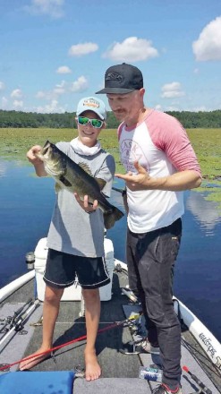Jeff Caylor and his son Cylus put a few nice ones in the boat.