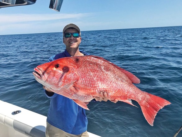 Jon Blue with a stud Panama City snapper