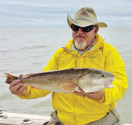 Mike Shearin from Valdosta, GA, hooked up a redfish