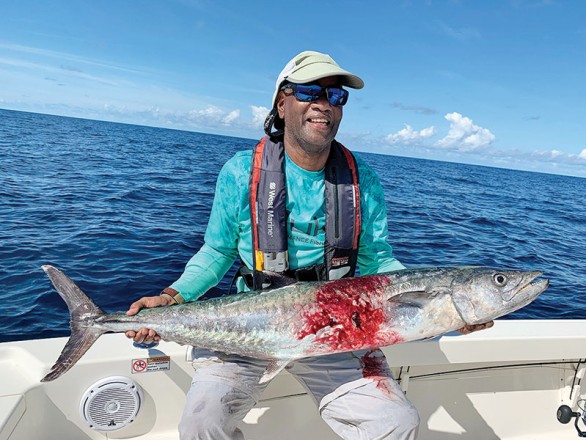 Mr. Walter with a 50 lb. king