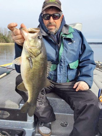 Seminole guide Paul Tyre with a nice bass
