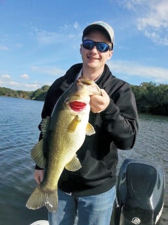 Sam with a nice bass