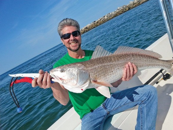 Steve with a nice bull red