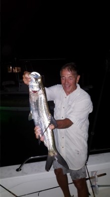 Nighttime tarpon