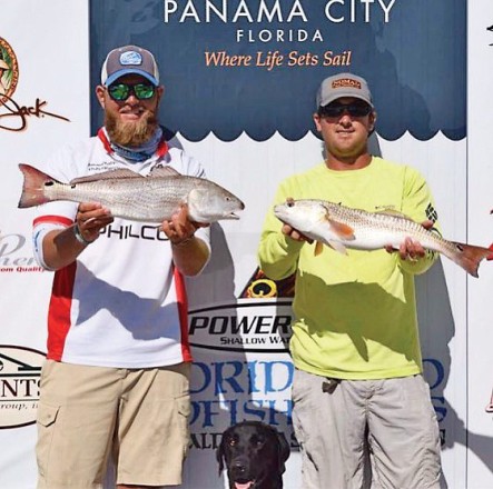 Capt. Jordan Todd, Rodney Besore finishing strong in a recent Emerald Coast Florida Pro Redfish tournament.