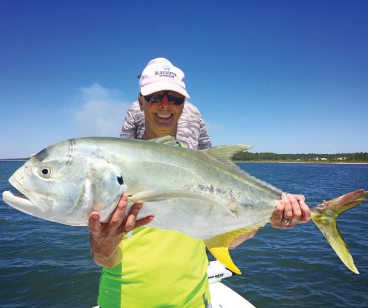 Traci Posey from Leesburg, GA with a big Jack Crevelle