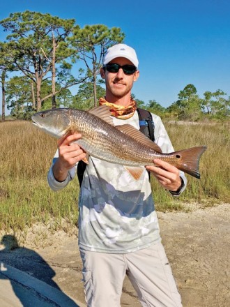 Chris Rushing caught this nice Goose Bayou red.