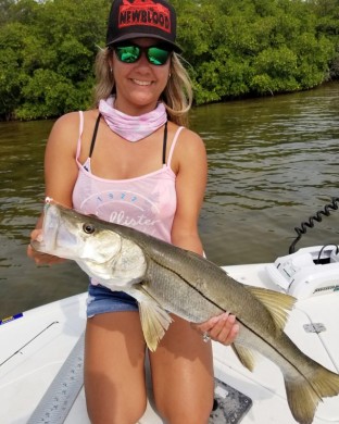 First sight cast to a snook